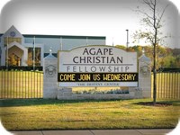 Agape Christian Church Message Board
